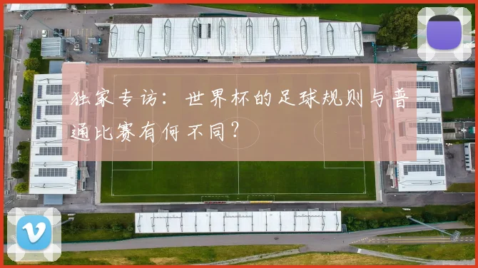 独家专访:世界杯的足球规则与普通比赛有何不同?