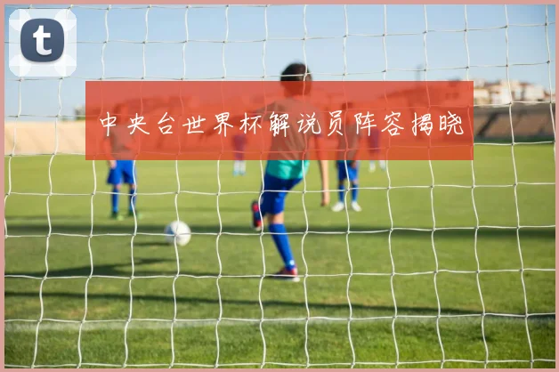 中央台世界杯解说员阵容揭晓